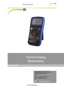 Teknik Katalog [Multimetre]