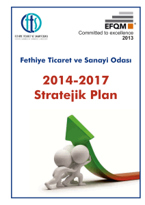 2014-2017 Stratejik Plan