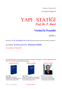 Prof. Dr. P. Marti Virtüel İş Prensibi - guven