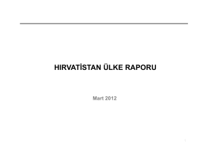 hırvatistan ülke raporu