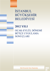 2012 YILI - İstanbul Büyükşehir Belediyesi
