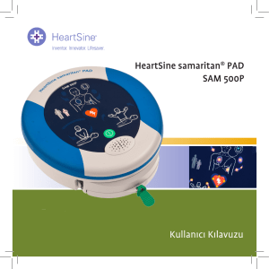 Kullanıcı Kılavuzu HeartSine samaritan® PAD SAM 500P