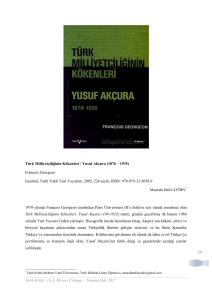 54 Türk Milliyetçiliğinin Kökenleri / Yusuf Akçura