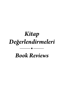 Kitap Değerlendirmeleri - Türk Kültürü ve Hacı Bektaş Veli Araştırma