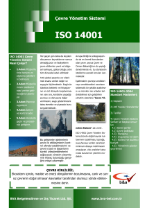 ISO 14001 - BVA Belgelendirme