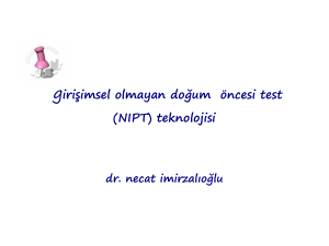 girişimsel olmayan doğum öncesi test (NIPT) teknolojisi