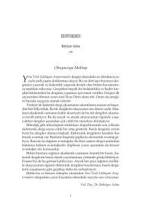001-008 icindekiler_Layout 1 - Yeni Türk Edebiyatı Araştırmaları