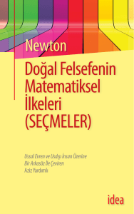 Doğal Felsefenin Matematiksel İlkeleri - İDEA / 2015-16