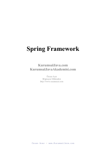 Spring Framework - KurumsalJava.com