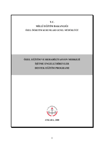 tc millî eğitim bakanlığı özel eğitim ve rehabilitasyon merkezi işitme