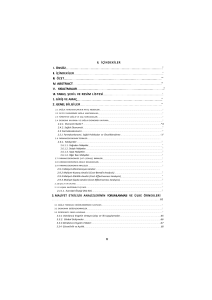 ıı. içindekiler ı. önsöz ıı. içindekiler ııı. özet ıv. abstract v. kısaltmalar