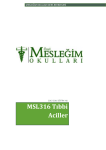 MSL316 Tıbbi Aciller