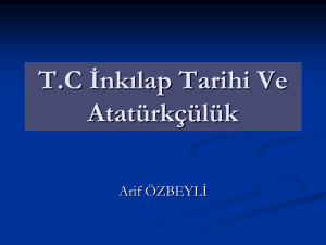 TC İnkılap Tarihi Ve Atatürkçülük