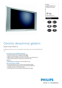 37PF9946/12 Philips geniş ekran flat TV ve Dijital Kristal Netlik