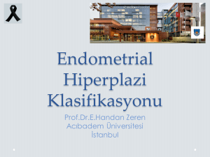 Endometrial Hiperplazi Klasifikasyonu