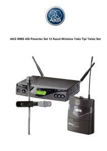 AKG WMS 450 Pesenter Set 12 Kanal Wireless