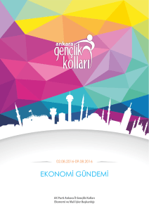 haftalık ekonomi bülteni - AK Parti Ankara İl Gençlik Kolları