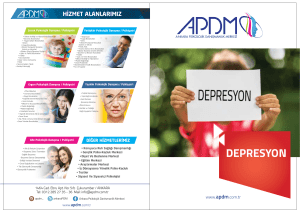 depresyon - Ankara Psikolojik Danışmanlık Merkezi