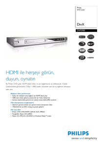 DVP5900/12 Philips DVD Çalar
