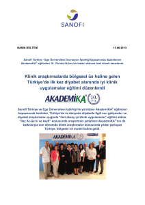 Sanofi Türkiye - Ege Üniversitesi İnovasyon İşbirliği kapsamında