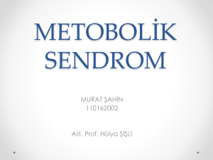 metobolik sendrom - Fizyoterapist Murat