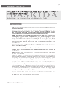 kalc osto.indd - Turkish Journal of Psychiatry