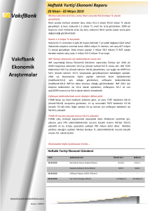 VakıfBank Vakıfbank Ekonomik Araştırmalar