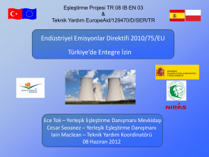 (IPPC) / Endüstriyel Emisyonlar Direktifi