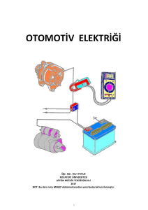 otomotiv elektriği - Afyon Kocatepe Üniversitesi