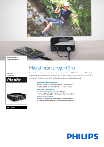 PPX3407/EU Philips Cep projektörü