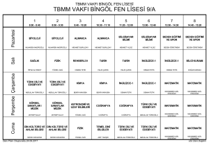 tbmm vakfı bingöl fen lisesi 9/a