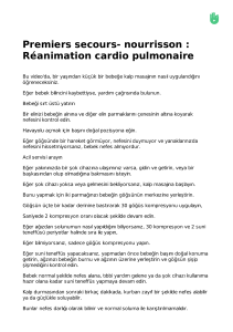 Premiers secours- nourrisson : Réanimation cardio