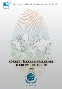 TÜSİAD İlerleme Bildirim Raporu / Küresel İlkeler Sözleşmesi 2010