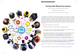 Türkiye`deki Bilişim Kuruluşları