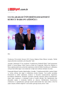 Azizoğlu - Uluslararası Üniversiteler Konseyi