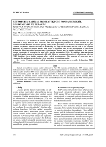 Tam Metin  - Turkish Journal of Urology
