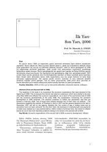 İLK YARI- SON YARI, 2006