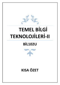 temel bilgi teknolojileri-ıı