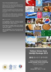 Türkiye-Güney Kore İşbirliği Diyalogu 2012 2012 한