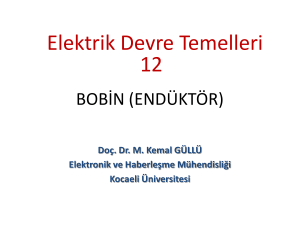 6.4. Endüktör - Kocaeli Üniversitesi