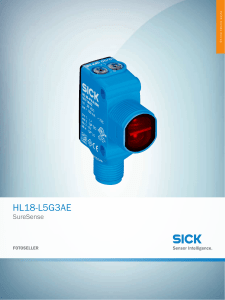 SureSense HL18-L5G3AE, Online teknik sayfa
