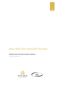 Altın Hilal Film Festivali® Kurallar