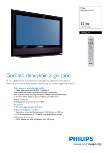 32PFL2302/62 Philips geniş ekran flat TV