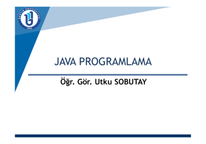 (Microsoft PowerPoint - 6.Hafta - Java Fonksiyonlar, D\366ng\374ler