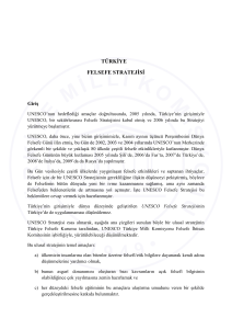 türkiye felsefe stratejisi - UNESCO Türkiye Milli Komisyonu