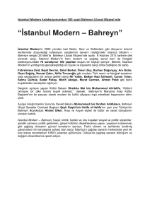 “İstanbul Modern – Bahreyn”