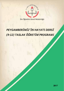 peygamberimiz`in hayatı dersi (9