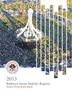bahreyn insan hakları raporu 2013