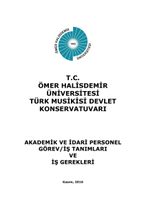 tc ömer halisdemir üniversitesi türk musikisi devlet konservatuvarı