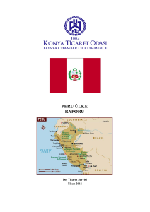 peru ülke raporu - Konya Ticaret Odası